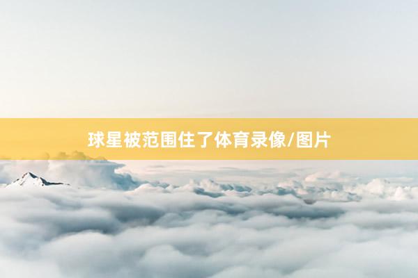 球星被范围住了体育录像/图片