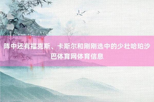 阵中还有福克斯、卡斯尔和刚刚选中的少壮哈珀沙巴体育网体育信息