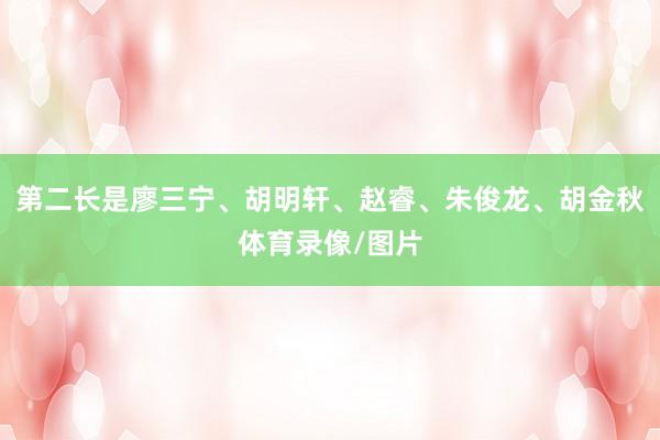 第二长是廖三宁、胡明轩、赵睿、朱俊龙、胡金秋体育录像/图片
