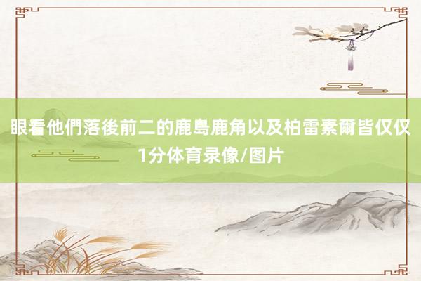 眼看他們落後前二的鹿島鹿角以及柏雷素爾皆仅仅1分体育录像/图片