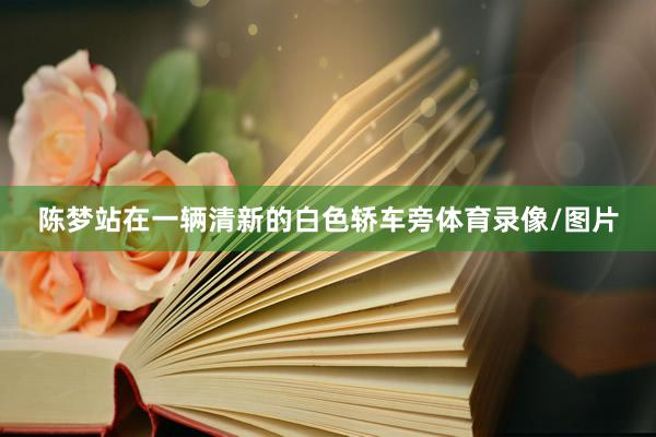 陈梦站在一辆清新的白色轿车旁体育录像/图片