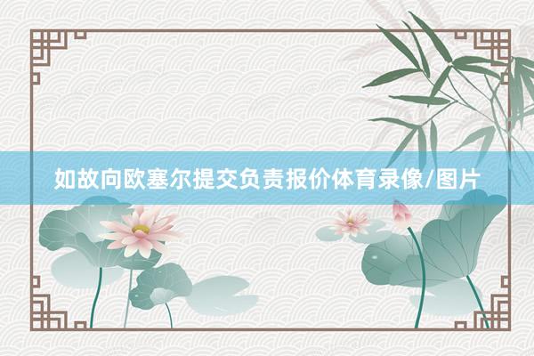 如故向欧塞尔提交负责报价体育录像/图片