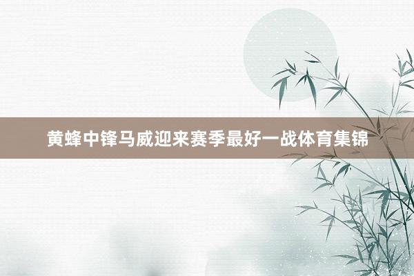 黄蜂中锋马威迎来赛季最好一战体育集锦