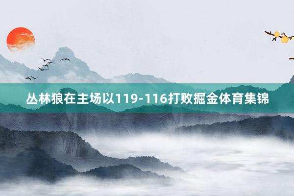 丛林狼在主场以119-116打败掘金体育集锦