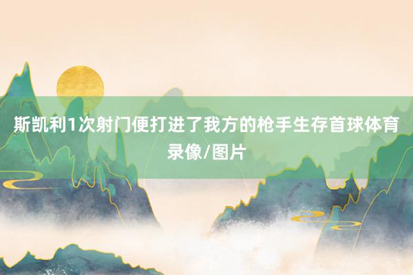 斯凯利1次射门便打进了我方的枪手生存首球体育录像/图片