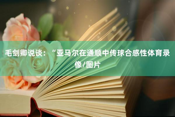 毛剑卿说谈：“亚马尔在通顺中传球合感性体育录像/图片
