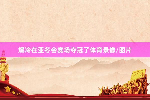 爆冷在亚冬会赛场夺冠了体育录像/图片
