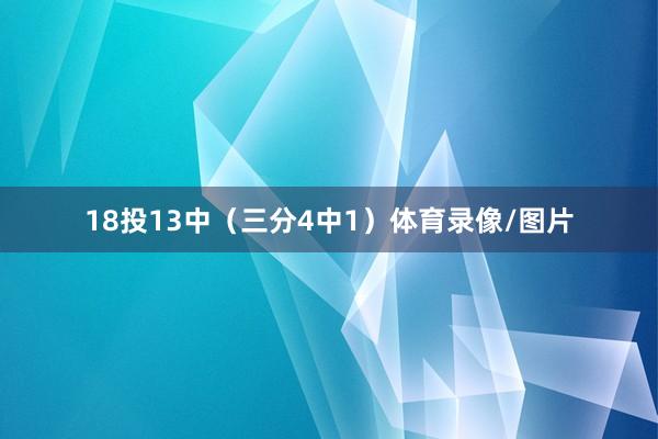 18投13中（三分4中1）体育录像/图片