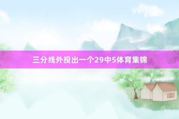 三分线外投出一个29中5体育集锦