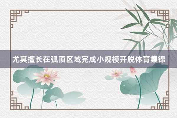 尤其擅长在弧顶区域完成小规模开脱体育集锦