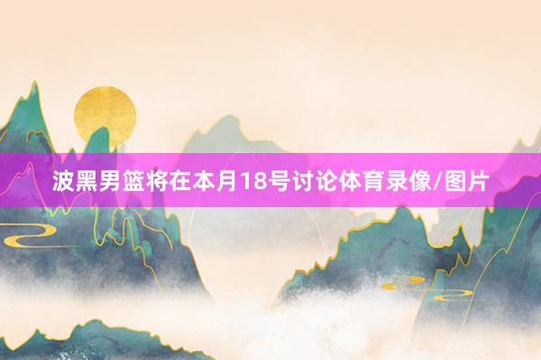 波黑男篮将在本月18号讨论体育录像/图片