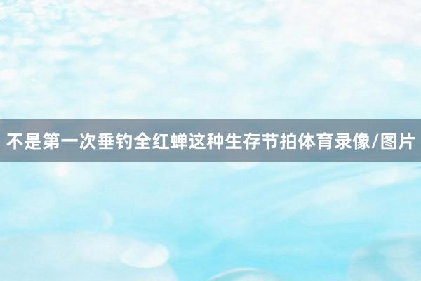 不是第一次垂钓全红蝉这种生存节拍体育录像/图片