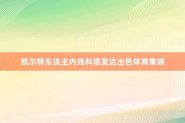 凯尔特东谈主内线科塔发达出色体育集锦
