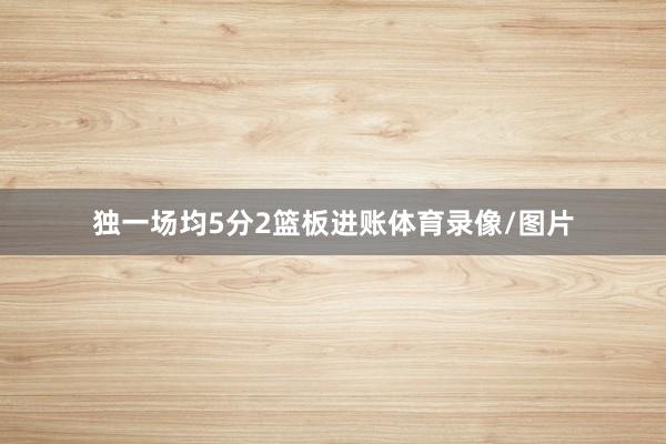 独一场均5分2篮板进账体育录像/图片