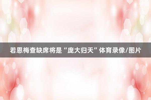 若恩梅查缺席将是“庞大归天”体育录像/图片