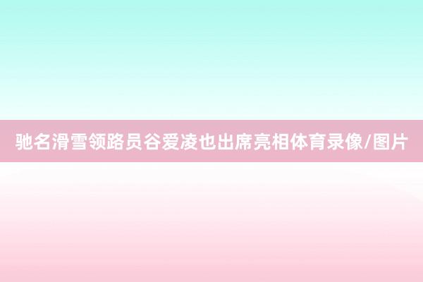 驰名滑雪领路员谷爱凌也出席亮相体育录像/图片